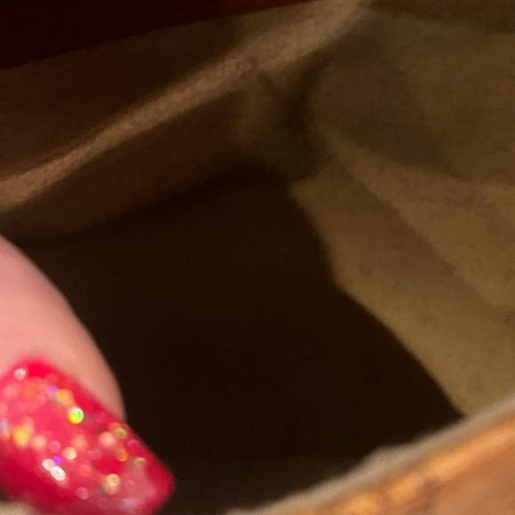 EUC MCM Vintage gorgeous handbag monogram labeled tan/ black - Picture 8 of 12